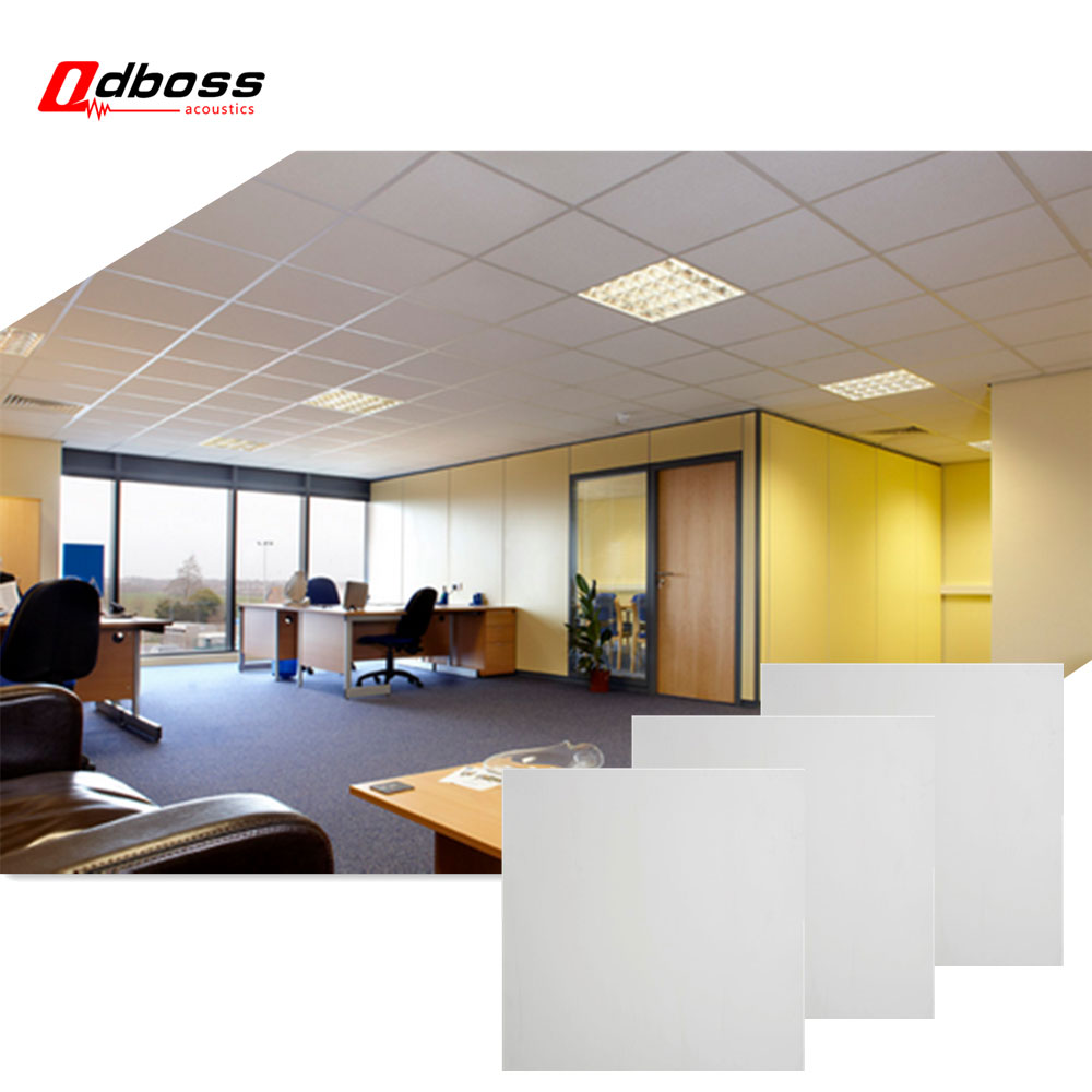 Acoustic Fiberglass Wool Ceiling Tiles